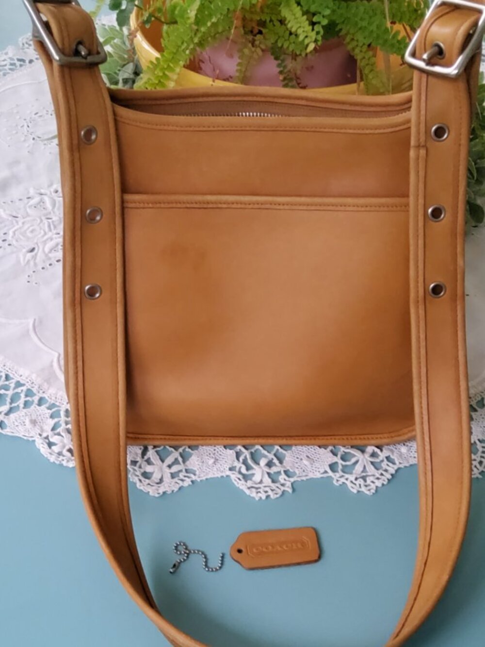 Vintage Coach Legacy Zip in Camel 9966
